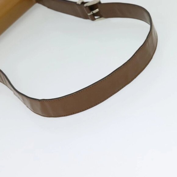 PRADA Shoulder Bag Enamel Beige Silver Auth - Picture 7 of 16